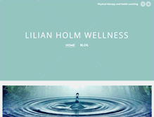 Tablet Screenshot of lilianholm.com